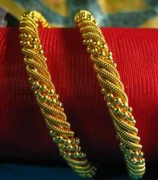Buy Golden Jaali Bangles bangles-and-bracelet online 