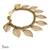 Delicate Gold leaf Charm bracelet