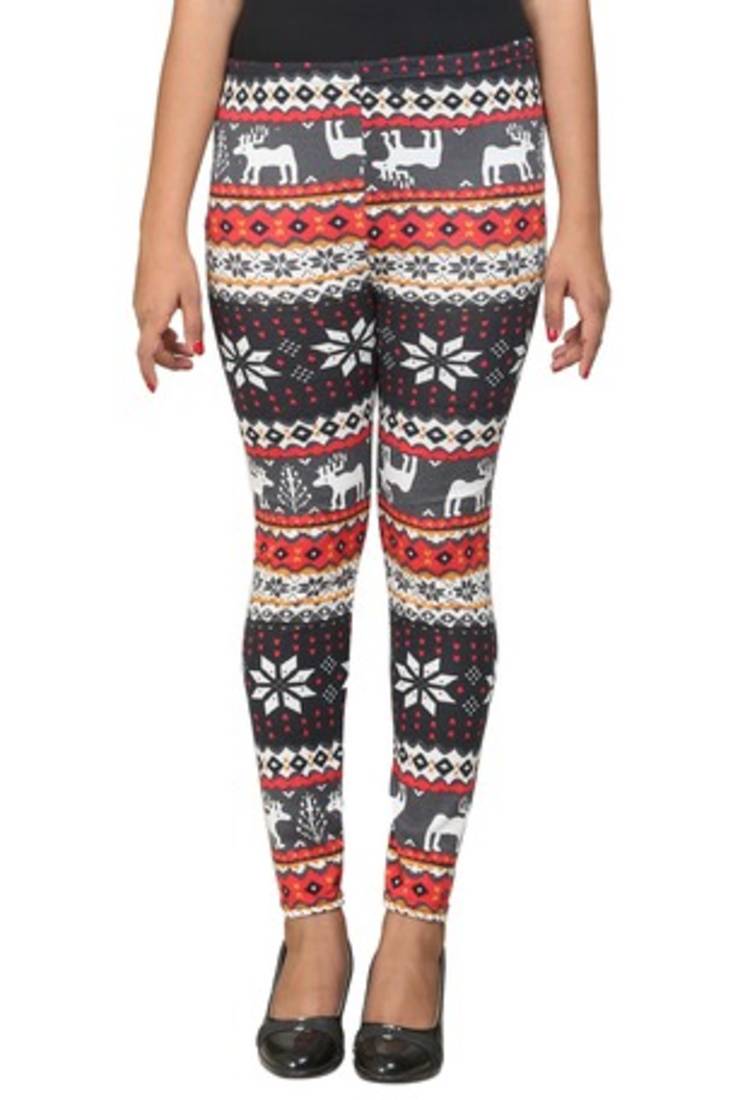 Buy Manmandir Soft Fabric Traditional Printed Leggings Online