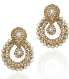 Buy Pearl traditional ethnic Indian earring b332 danglers-drop online 