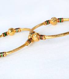 Buy Designer Golden Ball Kadli bangles-and-bracelet online 
