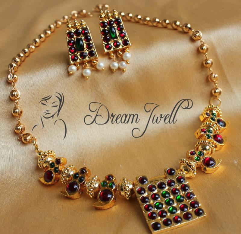 Buy VERY UNIQUE CHEETINADU SOUTH INDIAN STYLE TEMPLE NECKLACE