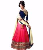 Buy Pink georgette embroidery and less work unstitched lehenga-choli pink-georgette-embroidery-and-less-work-unstitched-lehenga-choli online