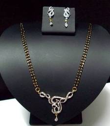 Creatively Curvy Mangalsutra (AD-CZ) shop online