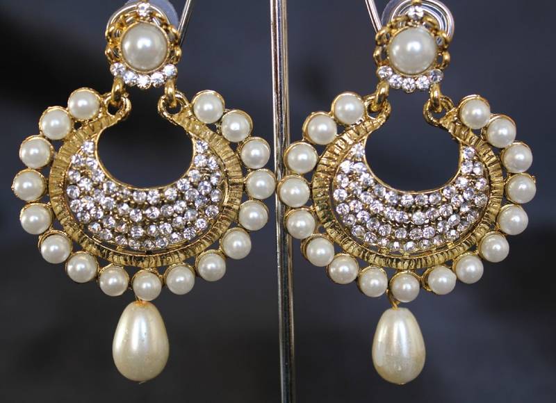 Beautiful Pearl And Stone Earrings Online Beautiful Pearl And Stone Earrings