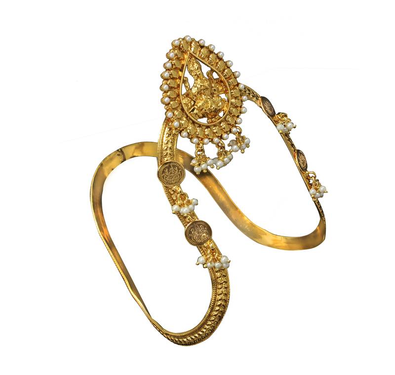 Buy Traditional & Antique Temple Bajuband or Vanki one Piece for Bridal