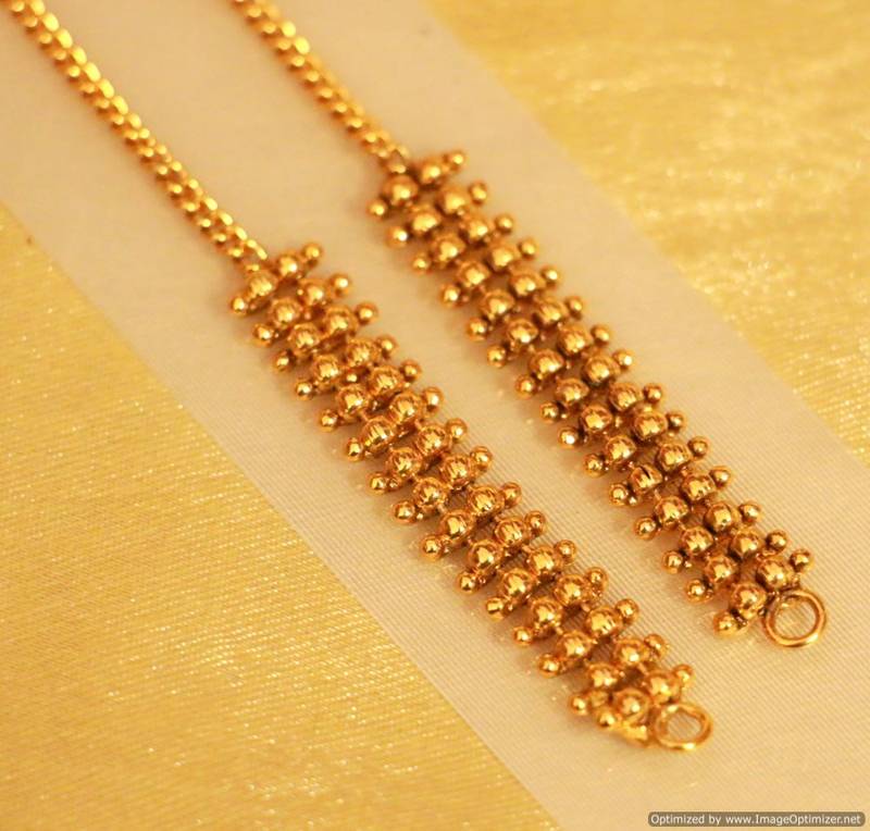 Buy Gold Look Fine Ear Chain Online