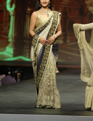 cream saree | buy cream colour sarees online in india